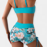 Aukštos Talijos Bikini su Tropiniais Raštais